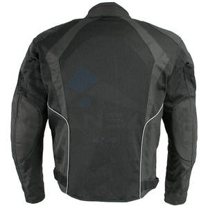 Wholesale Black Armored Mesh Motorcycle <b>Jacket</b> for <b>Men</b> All Season Breathable Protective Biker Riding <b>Jacket</b> - Product Image 2