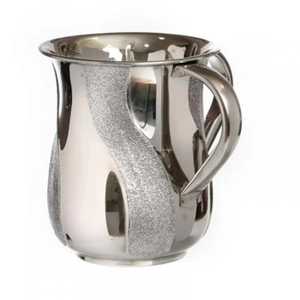 Best Seller New <b>Enamel</b> Elegant Copper Stainless Steel Hand Jewish Washing <b>Cup</b> Netilat Yadayim Metal Bathroom Set jerusalam - Product Image 1