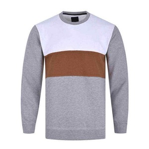 Sweat-shirt à col rond pour homme de haute qualité, broderie de logo personnalisée, 100% coton, molleton épais, écologique, coupe-vent, impression numérique - Product Image 1
