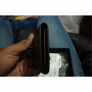 Portefeuille pour homme en cuir véritable de style coréen avec logo personnalisé, antivol, de haute qualité, porte-cartes pour cartes de crédit - Product Image 6