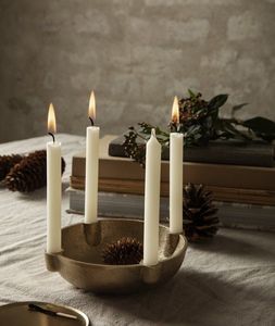 hot sale candle stick holder candle stick holder 2 pcs set <b>mate</b> black color finished candle holder - Product Image 5
