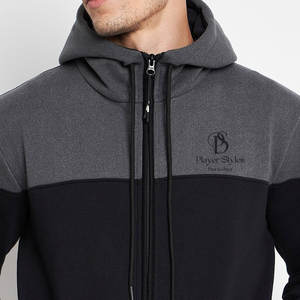 Confortable cordon respirant hiver à capuche hommes survêtements en vrac quantité légère vêtements de course - Product Image 6