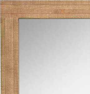 Natural Wood Hanging <b>Wall</b> <b>Mirror</b> Medium Brown Handmade Handcrafted Wooden <b>Mirror</b> by Azora Industries - Product Image 4