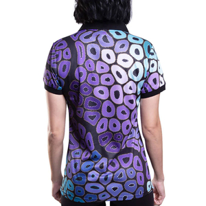 Vente en gros Nouvel arrivage de polo Slim Fit à manches courtes pour femmes Polo de sublimation de fournisseur direct d'usine pour dames - Product Image 2