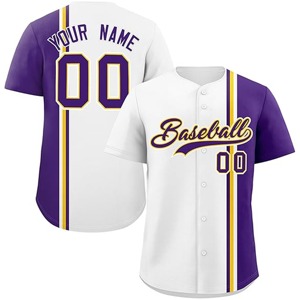 Nueva Camiseta de Béisbol de Poliéster Personalizada de Alta Calidad para Hombre, Uniforme Juvenil Liso con Logotipo Personalizado Estampado, Estilo Superior - Product Image 2
