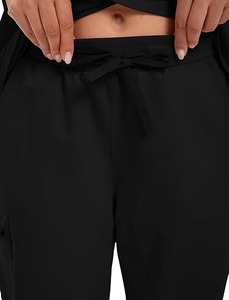 Conjunto de exfoliante para mujer, Top exfoliante elástico y pantalones para correr, traje exfoliante antiarrugas con cuello mandarín, uniforme médico - Product Image 6