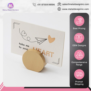 ที่ใส่การ์ดทองเหลืองที่ใส่บัตรทรงกลมคลาสสิกสีทองแท้ - Product Image 2