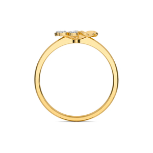 Magnifique bague en diamant d'inspiration florale pour femmes, design élégant, parfaite pour les fiançailles, les tenues de mariée et les célébrations spéciales - Product Image 2