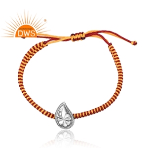 Última venta 925 pulsera Dori de algodón de plata esterlina joyería personalizada para mujer regalo para ella - Product Image 1