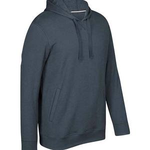 Vente en gros de sweatshirts à capuche thermiques en coton pour hommes vêtements grande taille personnalisés sweat à capuche décontracté de couleur unie respirant 100% coton - Product Image 4
