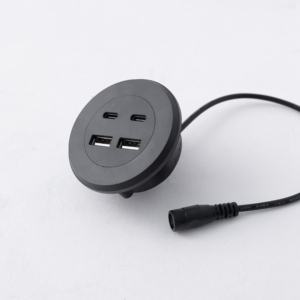 Station de charge multiport compacte en PW-Q22 fabriquée au Vietnam, multiprise USB A et type-c pour table de bureau et canapé - Product Image 3