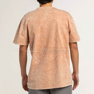 2025 lavage à l'acide t-shirt OEM Style coton lavage à l'acide t-shirt les hommes les plus populaires lavage à l'acide t-shirt à vendre taux de vente entier - Product Image 4
