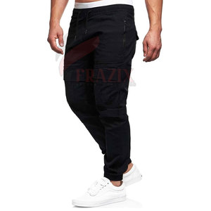 Pantalon cargo décontracté pour homme, respirant, écologique, à séchage rapide, avec logo personnalisé et matière en élasthanne/coton - Product Image 6