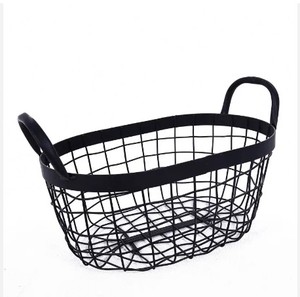 Panier de rangement en fil métallique personnalisé en usine Panier de rangement en fil métallique en treillis métallique pour le stockage - Product Image 1