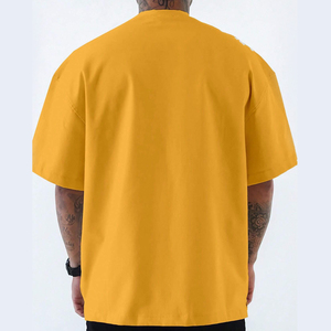 Camisetas de hombre de diseño personalizado-algodón/hilo de bambú teñido de manga corta Anti-Pilling y transpirable precio bajo recién llegado Etiqueta Privada - Product Image 2