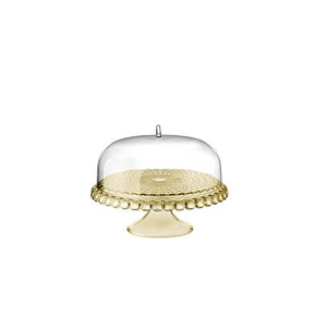 Présentoir à gâteaux et présentoir à gâteaux en laiton doré de conception simple et moderne pour outils de gâteau de table avec articles de fête - Product Image 2