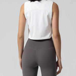 Débardeur de sport pour femme, coupe ajustée, dos nageur, respirant, vêtements de fitness décontractés - Product Image 5