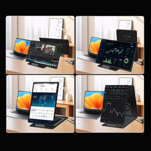 OEM Factory 14 15.6 pollici FHD IPS ruotare doppio schermo triplo LCD portatile Multi-schermo <span class=keywords><strong>Monitor</strong></span> Extender per Laptop - Product Image 4