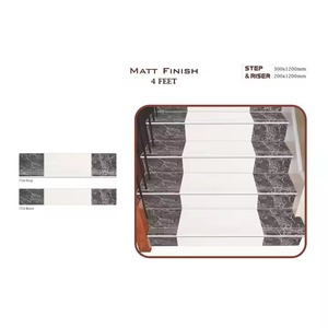 Carreaux de sol antidérapants en porcelaine vitrifiée émaillée de luxe 1200x300mm 1200x200mm 11mm - Product Image 1