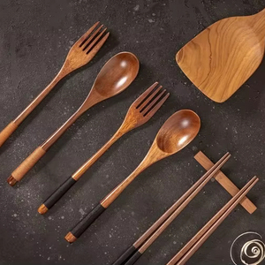 Juego de utensilios de CENA DE 5 piezas de bambú natural sostenible personalizable al por mayor OEM ODM fabricante vietnamita marca Polaris Agri - Product Image 6