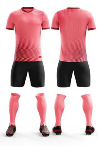 Uniformes de football à étiquette privée, kit de football personnalisé à séchage rapide par sublimation, fournisseur d'usine, vente en gros - Product Image 4