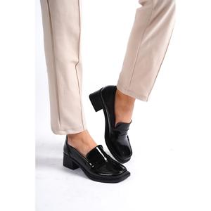 Scarpe da donna nere da 5cm con tacco quotidiano - Product Image 4