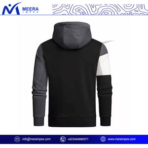 2025 vente chaude plaine multicolore sweats à capuche surdimensionnés pour hommes Logo personnalisé 100% coton tissu bas quantité minimale de commande pull épais sweats à capuche - Product Image 3