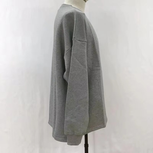 Sweat-shirt pour homme vintage en coton lourd de qualité supérieure, vente en gros, sweat-shirt uni à double couche pour homme - Product Image 5