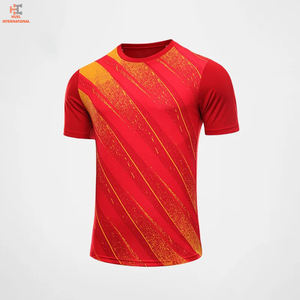 Camiseta de fútbol informal juvenil anticontracción de alta calidad precio al por mayor impresión sublimada ropa deportiva de poliéster fútbol personalizado - Product Image 2