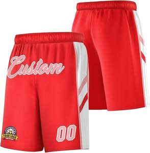 Pantalones cortos de verano clásicos de moda para hombre OEM, monos holgados de malla transpirable de secado rápido, informales de nailon y algodón con logotipos impresos - Product Image 3