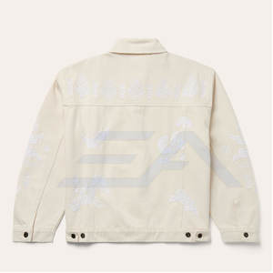 Chaqueta de Mezclilla de Invierno para Hombre, 100% Algodón, con Logotipo Personalizado al por Mayor, Transpirable, Ecológica, Forro de Algodón de Alta Calidad, para Uso en Exteriores - Product Image 2