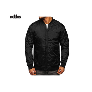 High Quality Custom <b>Men's</b> Hooded Sport Bomber <b>Jacket</b> with Stand Collar Breathable 100% Polyester for Winter High Street Style - Product Image 2