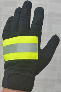 Guantes DE TRABAJO resistentes al calor para protección de manos, guantes de bombero de cuero recién llegados, guantes de bombero de la mejor fabricación - Product Image 2