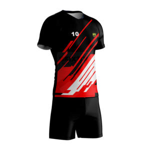 Maillots de football personnalisés en gros, shorts de football sublimés, impression intégrale, tissu respirant, écologique, séchage rapide, OEM ODM - Product Image 3