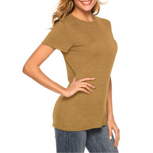 เสื้อคอกลมผ้าฝ้าย100% พิมพ์ลายสีพื้นดีไซน์ตามสั่ง - Product Image 2