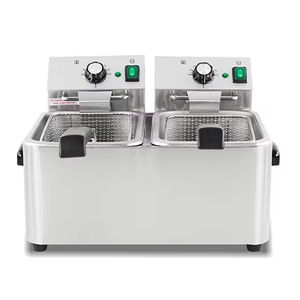 <span class=keywords><strong>Friteuse</strong></span> commerciale à usage intensif sans évacuation, 4L, 2 cuves, <span class=keywords><strong>friteuse</strong></span> à <span class=keywords><strong>double</strong></span> <span class=keywords><strong>cuve</strong></span> à vendre - Product Image 6