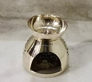 Handicrafts Golden <b>Incense</b> <b>Burner</b> Charcoal Brass Decorative <b>Incense</b> <b>Holder</b> for Home Fragrance Oud and Bakhoor <b>burner</b> - Product Image 2