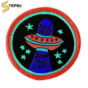 Nueva llegada del mejor proveedor, logotipos de ropa de PVC personalizables, parches bordados en forma de flor, sombrero de hierro impreso Tepa, fieltro - Product Image 5