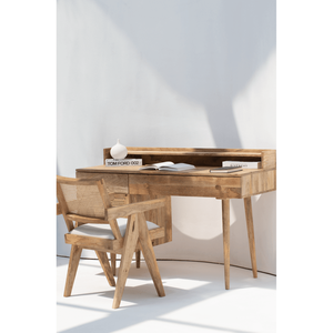 Bali Rattan Door <b>Wooden</b> <b>Desk</b> - Product Image 2