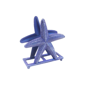 Enorme bajo demanda estrella de mar azul diseño náutico servilletero de Metal accesorio de mesa duradero para cajas de pañuelos de comedor de cocina - Product Image 1