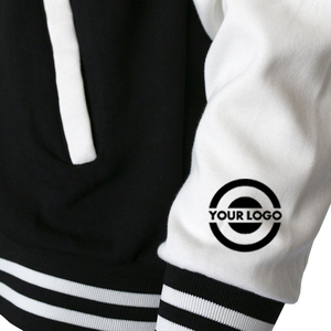 Customizable New Style Winter Wool Leather Letterman <b>Jacket</b> Hood Personalized Logo <b>Light</b> XL Canvas Factory Rate Varsity <b>Jacket</b> - Product Image 6