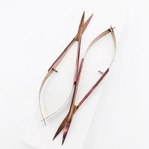 Vente en gros ciseaux à ressort professionnels pour cils en acier inoxydable massif couleur or rose ciseaux à ressort pour cils personnalisés - Product Image 6