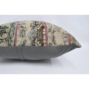 Beige Bohemian Kantha Patchwork Wool Pillow 28x28 Inch Cushion Woven Floral <b>Vintage</b> Print Portable Ball <b>Bedding</b> Floor Christmas - Product Image 5