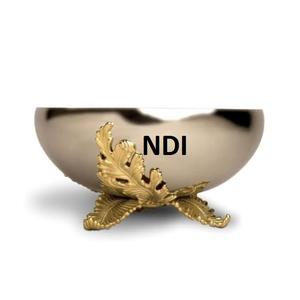 Hand Engraved Decorative Enamel Finishing <b>Bowl</b> Food <b>Dessert</b> or Fruit Serving Hotel Dinner Table Centerpieces Fruit <b>Bowl</b> - Product Image 4