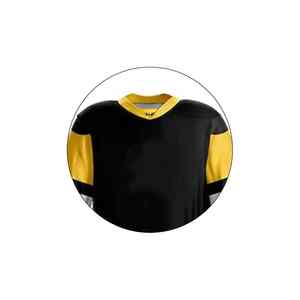 Uniforme de hockey sobre hielo personalizado con un diseño moderno y elegante, transpirable y con colores de equipo brillantes sublimados para rendimiento. - Product Image 5