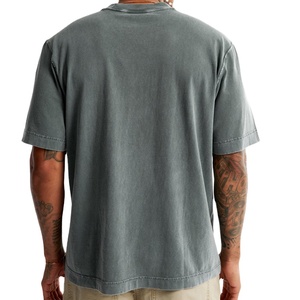 T-shirts tendance pour hommes en jersey/coton tricoté, vierges, unis, sérigraphiés, à prix abordable, vente en gros, nouveau style, directement du fabricant - Product Image 5