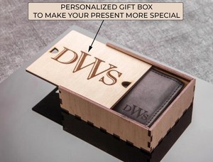 Vente chaude en cuir marron petit porte-monnaie pour les femmes gravé étui multifonction pour pièces et cartes - Product Image 3