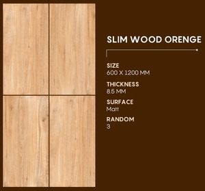 Gỗ nâu như sứ gạch lát sàn gỗ gốm Matt kết cấu sàn gạch 600x1200mm cho cái nhìn cổ điển Nhà - Product Image 3