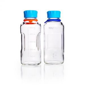Laboratory Bottle YOUTILITY for Schott DURAN 500ml with Cap & <b>Ring</b> - Product Image 1