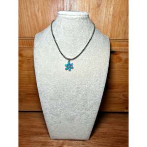 Kingman Turquoise & Sterling Silver Pendant Navajo-<b>Crafted</b> Cultural Collectible Jewelry for Men & Women - Product Image 6